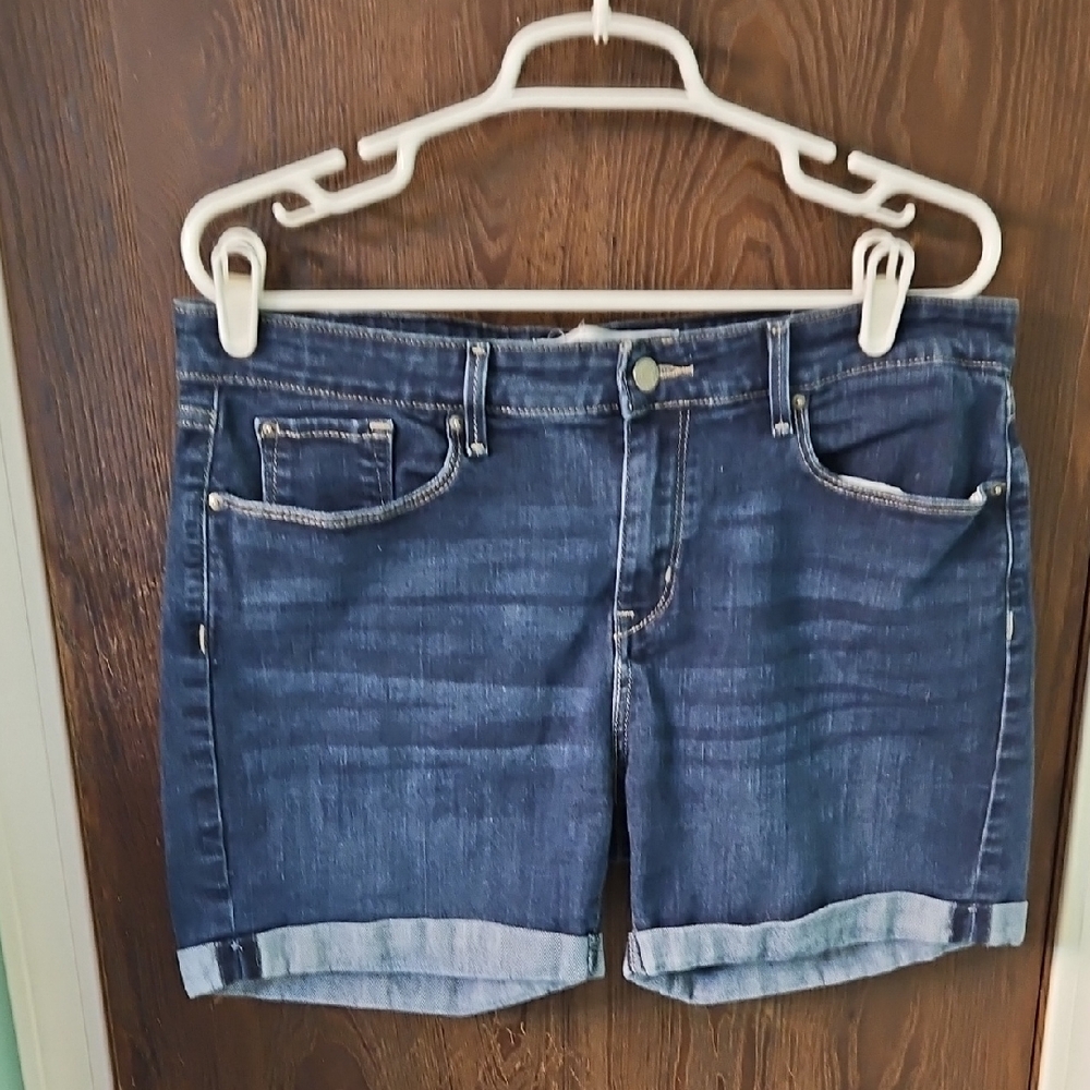 Signature by Levi Strauss Dark Blue Jean Shorts
